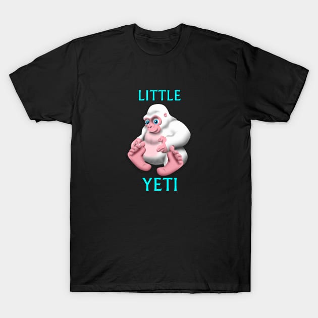 Little Yeti T-Shirt by Wickedcartoons